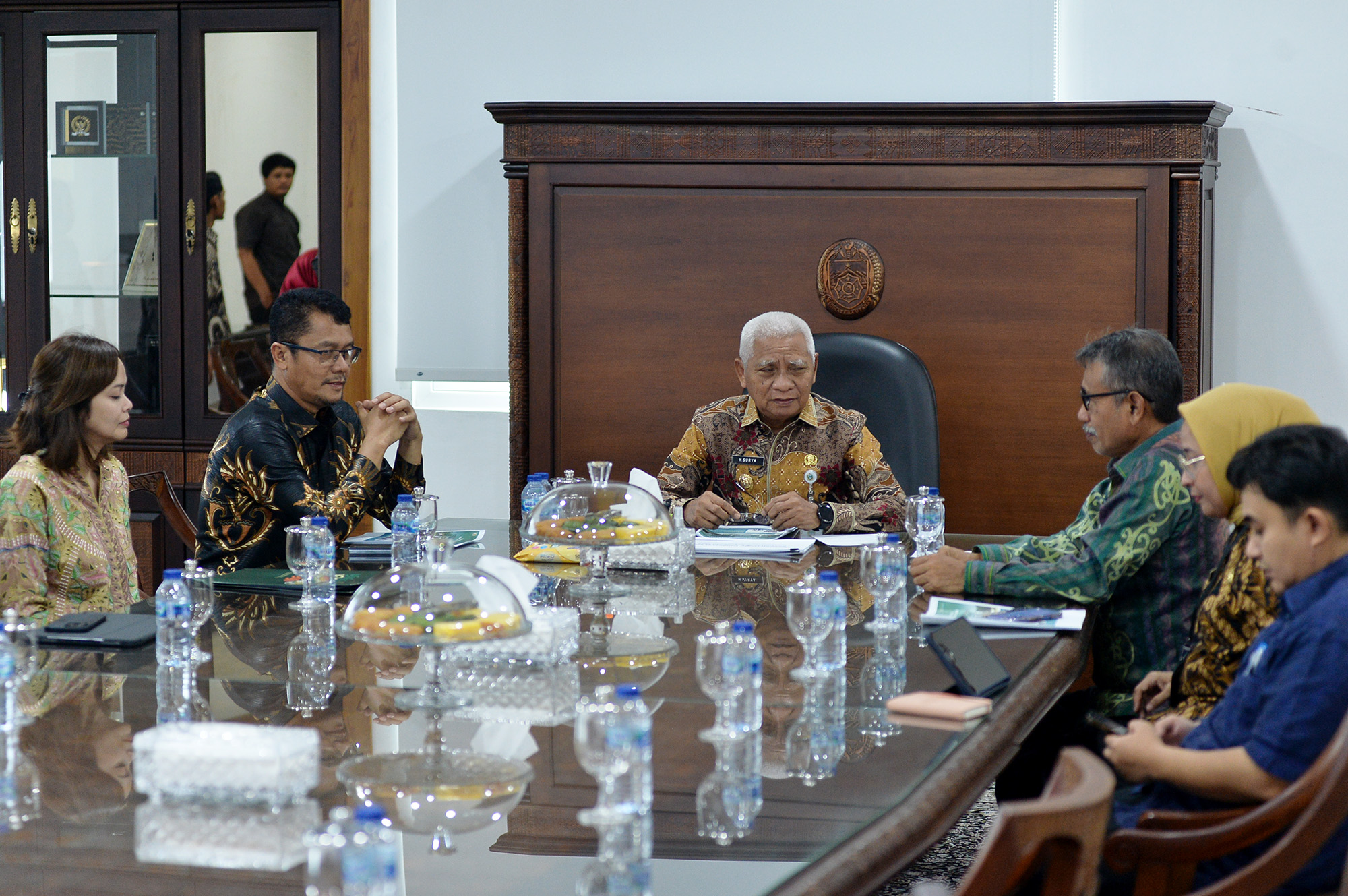 Wagubsu terima audiensi Kedokteran USU 1.jpg