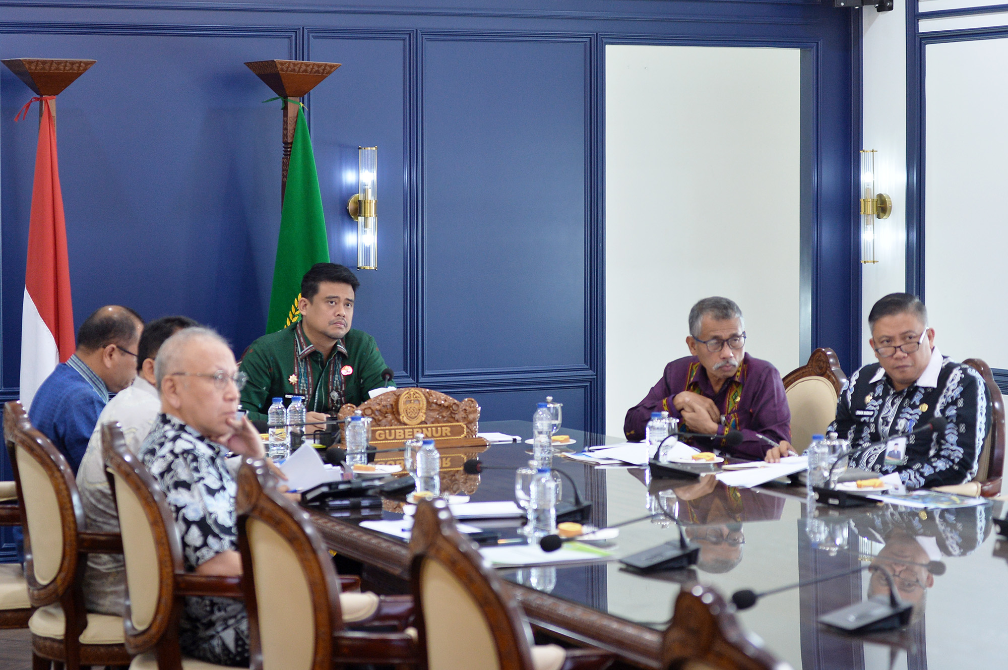 Gubsu hadiri rapat Satgas bencana 3.jpg