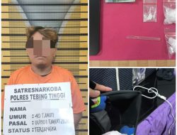 Satresnarkoba Tebing Tinggi Bongkar Dugaan Jaringan Sabu, Seorang Pria Diamankan