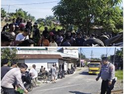 Perlintasan KA Kembali Makan Korban, Polres Tebing Tinggi Evakuasi Korban dan Amankan TKP