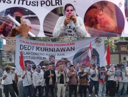 AMPP Berunjuk Rasa di Mabes Polri, Desak Tolak Banding dan Pidanakan Kompol Dedi Kurniawan