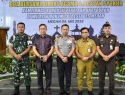 Ketua DPRD Medan Hadiri Doa Lintas Agama di Polrestabes