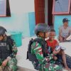 TNI Hadir Memberikan Rasa Aman Terhadap Saudara Diujung Timur Indonesia