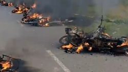 Bentrok Warga dan Karyawan PT Bridgestone di Sergai Berujung Anarkis, 28 Kendaraan Dibakar