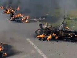 Bentrok Warga dan Karyawan PT Bridgestone di Sergai Berujung Anarkis, 28 Kendaraan Dibakar