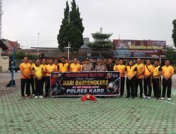 Sambut Hari Bhayangkara ke-80, Polres Karo Gelar Turnamen Bola Voli Antar Personel