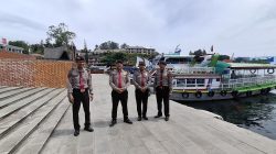 Sat Pam Obvit Polres Simalungun Intensifkan Patroli Destinasi Wisata Parapat, Wujudkan Rasa Aman bagi Wisatawan