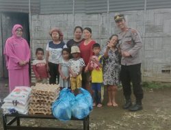 Jelang Hari Bhayangkara ke-80, Polsek Dolok Silau Tebar Kepedulian Lewat Bakti Sosial untuk Warga