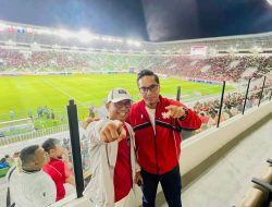 Saksikan Kemenangan 3-0 Timnas U-19, Kekompakan Rico Waas–Zakiyuddin Curi Perhatian di Stadion Utama Sumut
