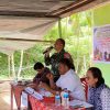 Peduli Masyarakat Perbatasan Papua, Satgas Swasembada Yonif 643/Wns Koops TNI Habema Gelar Penyuluhan Kesehatan