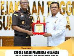 Perkuat Sinergi Antar Lembaga, Kepala BPK Sumut Audiensi ke Kejati Sumatera Utara