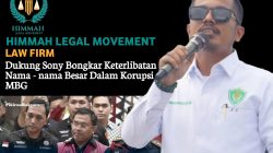 HLM Dukung Sony Sonjaya Bongkar Keterlibatan Nama-Nama Besar dalam Korupsi MBG