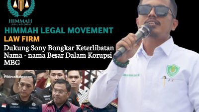 HLM Dukung Sony Sonjaya Bongkar Keterlibatan Nama-Nama Besar dalam Korupsi MBG