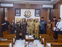 Sekda Provsu Dampingi Ketua LPTQ dan Jajaran Bertemu Kajati Sumut