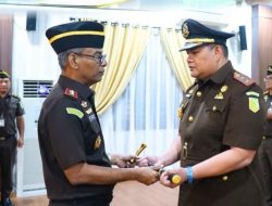 Kajati Sumut Lantik Muhammad Junaidi sebagai Kajari Padang Lawas Utara