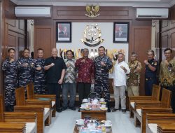 Komandan Kodaeral I Bersama Jajaran Bea Cukai dan Pelindo Belawan Kunjungi Kejati Sumut
