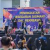 Gelorakan Hidup Sehat dan Wujudkan Program Prioritas Rico Waas, Dispora Medan Gelar Senam PKJR di Taman Gajah Mada