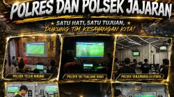 Jalin Kedekatan dengan Warga, Polres Tanjung Balai Gelar Nonton Bareng Piala Dunia 2026