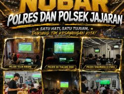 Jalin Kedekatan dengan Warga, Polres Tanjung Balai Gelar Nonton Bareng Piala Dunia 2026