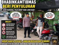 Bhabinkamtibmas Polsek Tanjungbalai Selatan Ajak Warga Jaga Keamanan Lingkungan dan Lawan Hoaks