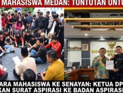 Wong Serahkan Tuntutan Mahasiswa ke Badan Aspirasi DPR RI