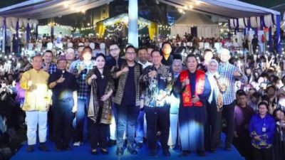 Wong Saksikan Pemecahan Rekor MURI di Pesona Colorful Medan