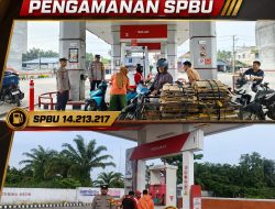 Pastikan Stok BBM Aman dan Distribusi Lancar, Polres Tanjungbalai Amankan SPBU