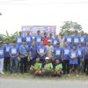 Warnai HUT ke-25 Demokrat, DPC Tebing Tinggi Bersihkan Sungai Bahilang dan Tanam 100 Pohon