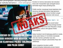 Viral Isu Bandar Narkoba dan Suap Rp1 Miliar, Kasi Humas Polres Tanjungbalai: Hoaks