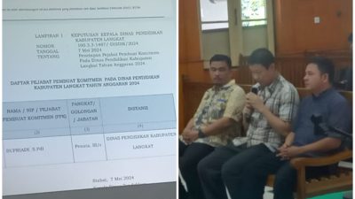 Ini SK Supriadi PPK Smartboard Langkat, Budi Pranoto Ungkap Aliran Rp19 M ke Baron