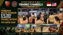 Tanamkan Cinta Tanah Air Sejak Dini, Pos Kantuk Asam Satgas Yonarmed 13/Nanggala Berikan Pembekalan Wasbang di SD Tunas Sejahtera Sungai Biru 4 296f43aa 7f13 4043 ab47 39c72b9a9b9d