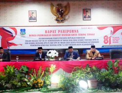 DPRD Tebing Tinggi Gelar Paripurna Dengarkan Pidato Presiden dan Penyampaian Keterangan Pemerintah atas RUU APBN 2027