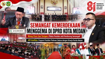 Menyimak Pesan Kebangsaan dari Gedung Rakyat: Semangat Kemerdekaan Menggema di DPRD Kota Medan