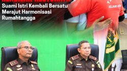 Kejaksaan Negeri Medan Selesaikan Perkara KDRT Dengan Keadilan Restoratif, Suami Istri Kembali Bersatu Merajut Harmonisasi Rumahtangga