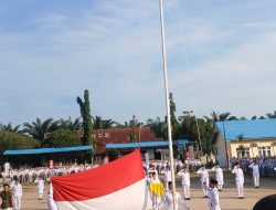 Upacara HUT ke-81 Kemerdekaan RI di SMK Negeri 2 Tebing Tinggi Berlangsung Khidmat