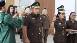 Kajari Tanjungbalai Bobon Robiana Pimpin Serah terima Jabatan, Tekankan Profesionalisme Dalam Pelayanan Hukum