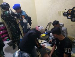 Langkah Tegas di Tengah Gemerlap Malam, Kodaeral I Sikat Pelanggaran dan Amankan Empat Senjata Tajam