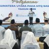 Bobby Nasution Lepas Kafilah Sumut ke MTQ Nasional 2026 di Semarang