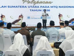 Bobby Nasution Lepas Kafilah Sumut ke MTQ Nasional 2026 di Semarang