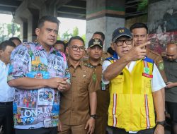 Bobby Nasution Tinjau Titik Banjir Letda Sujono, Penanganan Langsung Dipercepat