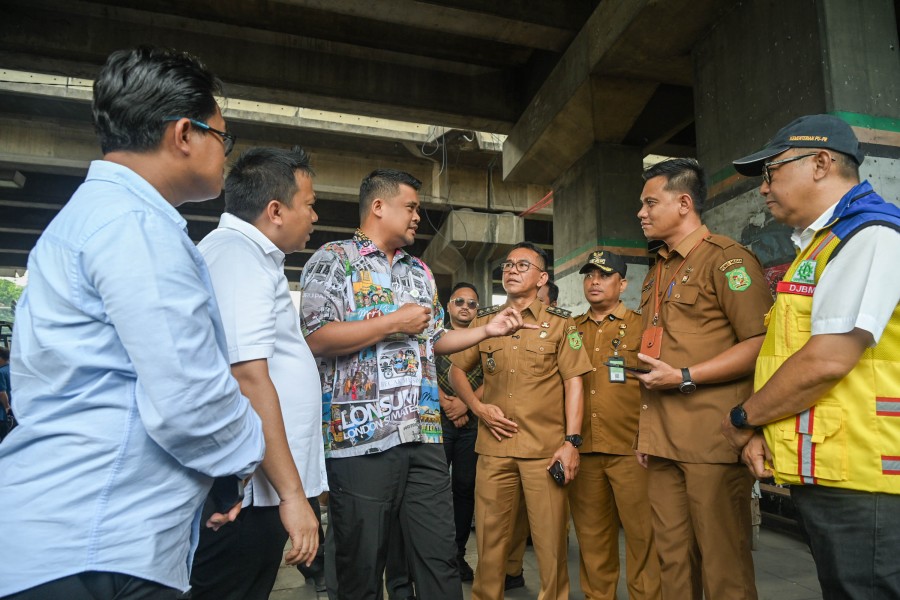 Gubsu tinjau Tol Bandar Selamat 3 jpg