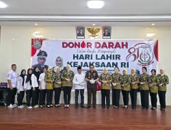 Sambut Harlah Kejaksaan RI ke-81, Kejari Tanjung Balai Gelar Donor Darah