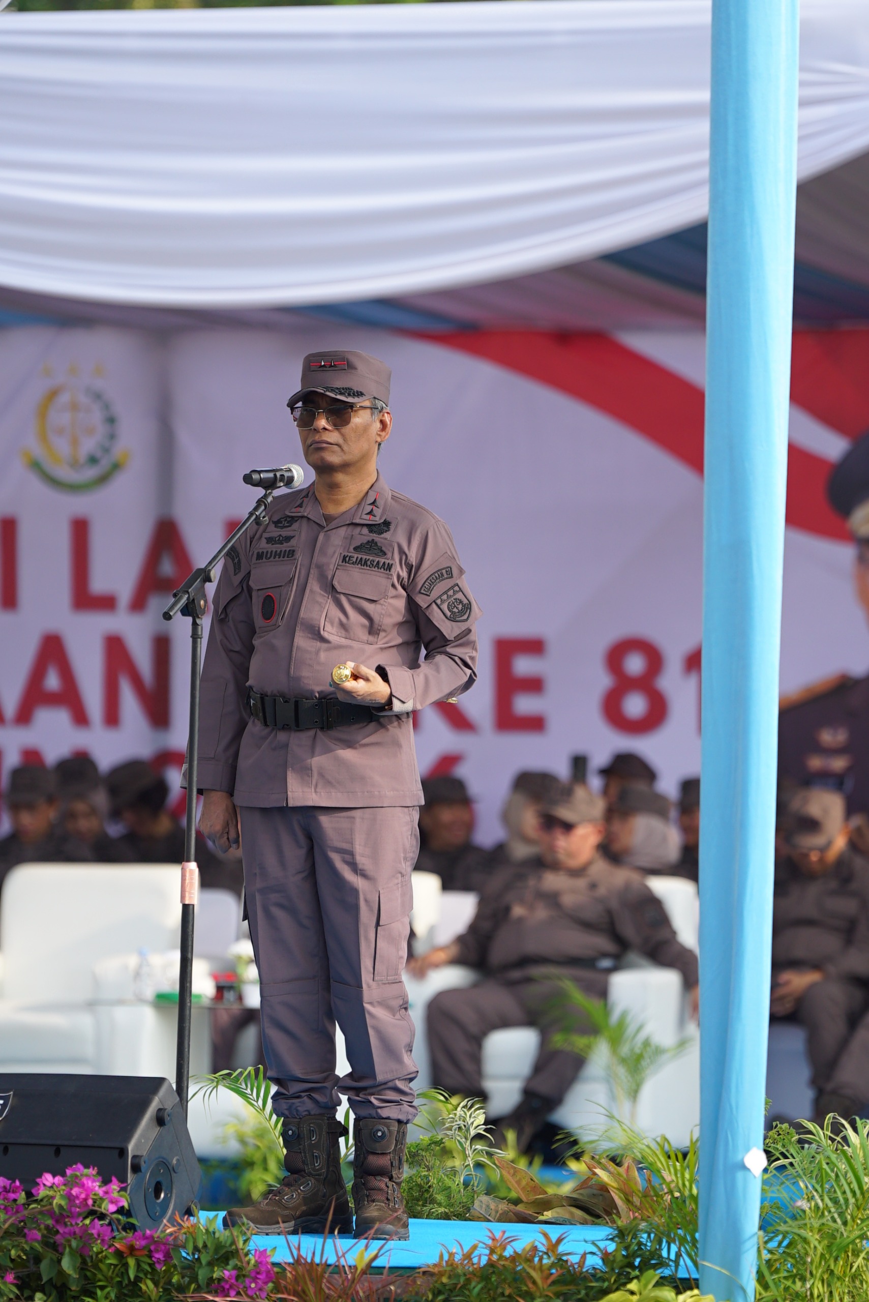 Kajati Muhibuddin Pimpin Upacara Peringatan Hari Lahir Kejaksaan RI ke-81 di Kejati Sumut 2 IMG 20260902 WA0134