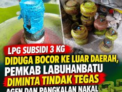 LPG Subsidi 3 Kg Diduga Bocor ke Luar Daerah, Pemkab Labuhanbatu Diminta Tindak Tegas Agen dan Pangkalan Nakal