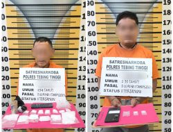 Dua Pria Kuasai 257 Gram Sabu, Diamankan Satresnarkoba Polres Tebing Tinggi