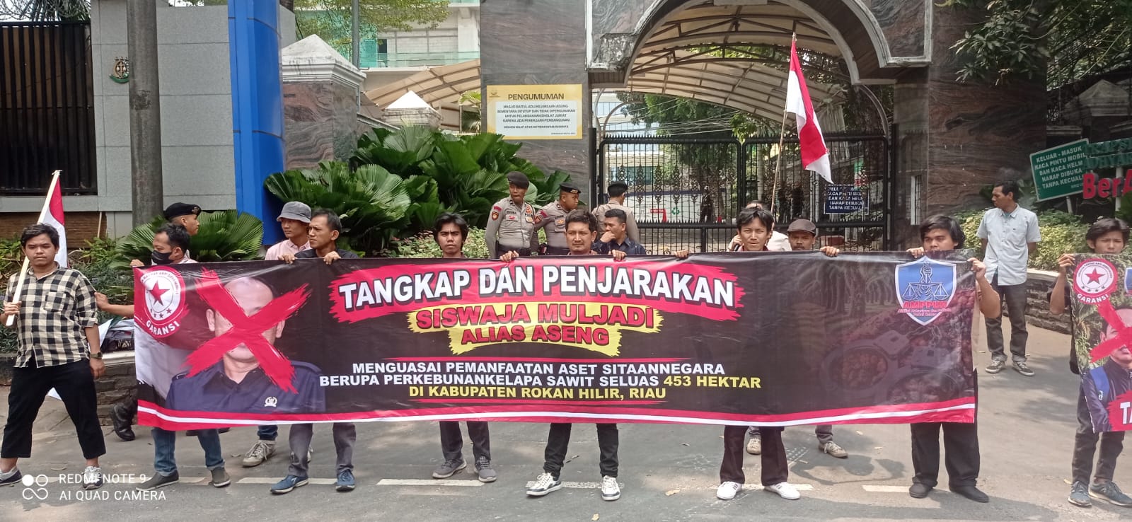 DPP GARANSI & AMPPUH Lapor ke Kejagung: Mantan Terpidana Diduga Kuasai 453 Hektare Sitaan Negara 2 IMG 20260910 WA0041