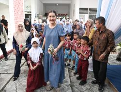 Kahiyang Ayu Ajak Siswa TK/SD Pertiwi Biasakan Hidup Sehat Sejak Dini