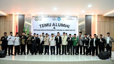 Forum Alumni UINSU Dikukuhkan, Wagub Sumut Dorong Kolaborasi, Rektor Berpesan Harumkan Almamater