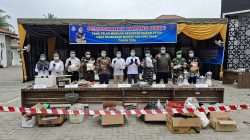 Kejari Tanjung Balai Musnahkan Barang Bukti Inkracht, Hampir 5 Kg Sabu dan Ribuan Barang Bukti Dimusnahkan