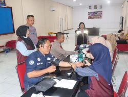 Sambut HUT Humas Polri ke-75, Polres Tanjungbalai Gelar Donor Darah